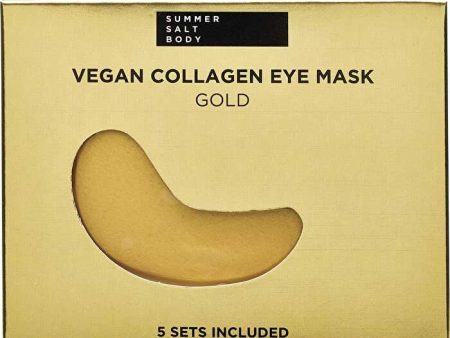 Summer Salt Body Vegan Collagen Eye Mask Sets Gold 5pk Supply