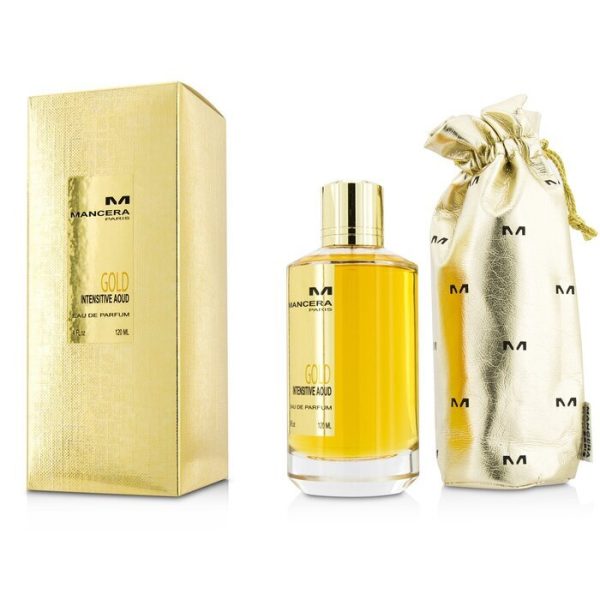 Mancera Gold Intensitive Aoud Eau De Parfum Spray 120ml 4oz Online now