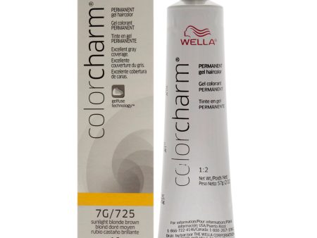 Wella Color Charm Permanent Hair Color Gel - 725 7G Sunlight Blonde Brown by Wella for Unisex - 2 oz Hair Color Online Hot Sale