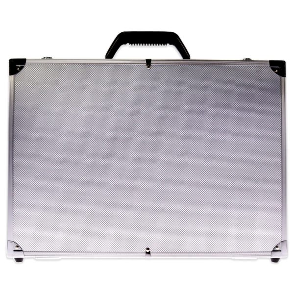 Marianna Aluminum Barber Case Silver by Marianna for Unisex - 1 Pc Case Hot on Sale