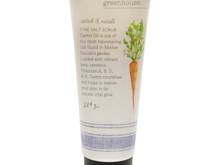 The Cottage Greenhouse Fine Salt Scrub - Carrot and Neroli by The Cottage Greenhouse for Unisex - 10 oz Scrub For Cheap