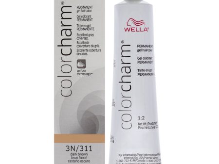 Wella Color Charm Permanent Hair Color Gel - 311 3N Dark Brown by Wella for Unisex - 2 oz Hair Color on Sale