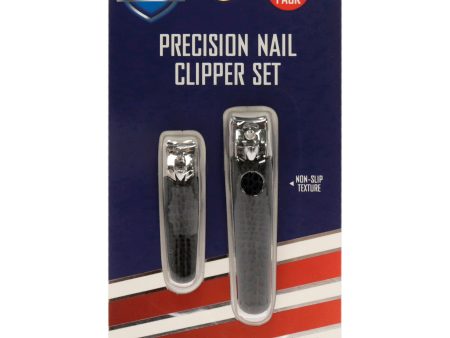 Barbasol Precision Nail Clipper Kit by Barbasol for Men - 2 Pc Nail Clipper, Toe Clipper Online Hot Sale