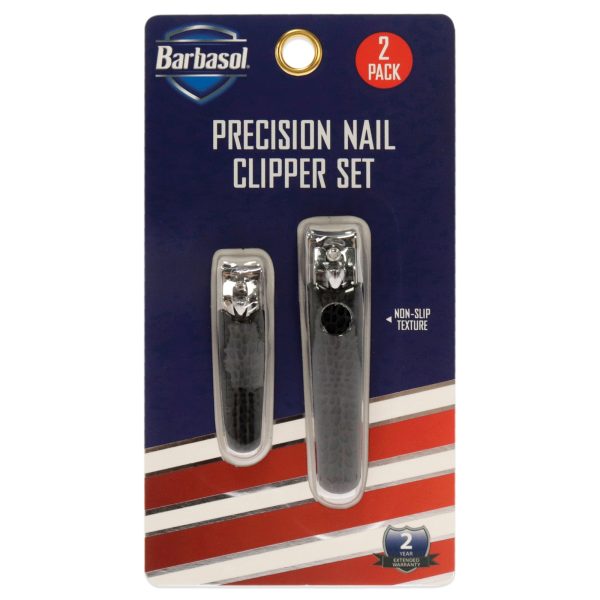 Barbasol Precision Nail Clipper Kit by Barbasol for Men - 2 Pc Nail Clipper, Toe Clipper Online Hot Sale