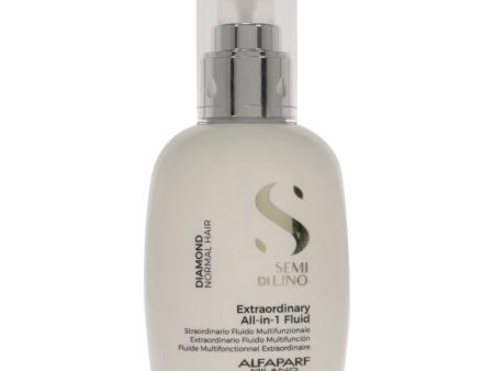 Alfaparf Milano Semi Di Lino Diamond Extraordinary All-in-1 Fluid by Alfaparf Milano for Unisex - 4.23 oz Treatment For Sale