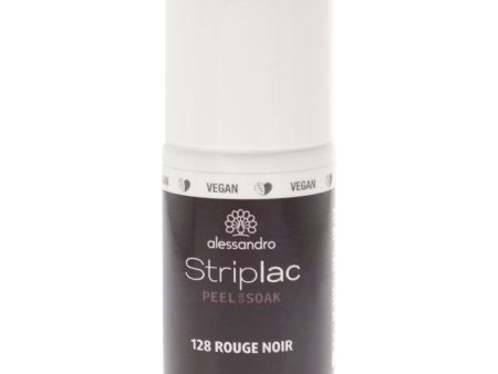 Alessandro Striplac Peel or Soak - 128 Rouge Noir by Alessandro for Women 0.27 oz Nail Polish For Discount