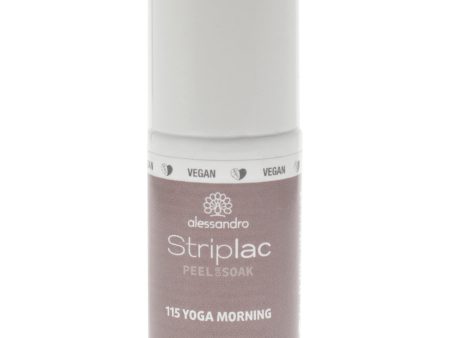 Alessandro Striplac Peel or Soak - 115 Yoga Morning by Alessandro for Women - 0.27 oz Nail Polish Sale