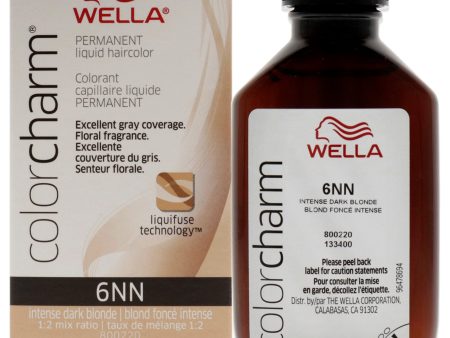 Wella Color Charm Permanent Liquid Hair Color - 6NN Intense Dark Blonde by Wella for Unisex - 1.42 oz Hair Color For Cheap