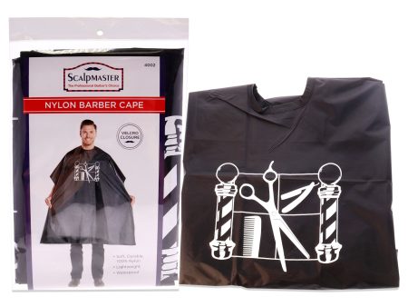 Scalpmaster Nylon Barber Cape With V Closure Durable Water Proof by Scalpmaster for Unisex - 1 Pc Apron For Cheap