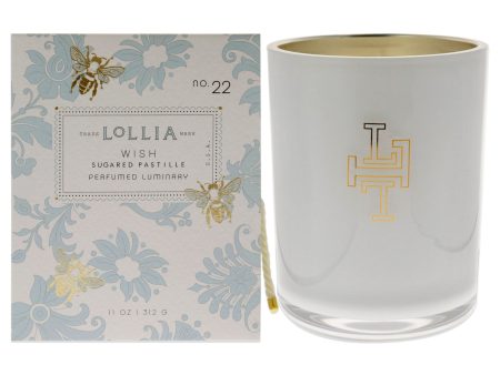 Lollia Wish Perfumed Luminary Candle by Lollia for Unisex - 11 oz Candle Sale