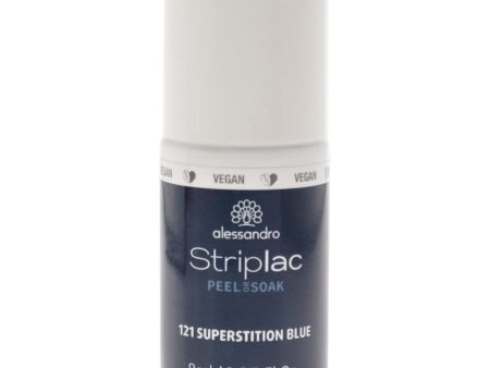 Alessandro Striplac Peel or Soak - 121 Superstition Blue by Alessandro for Women 0.27 oz Nail Polish For Sale