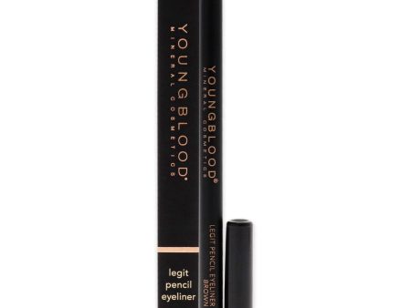 Youngblood Legit Pencil Eyeliner - Brown by Youngblood for Women - 0.04 oz Eyeliner Fashion