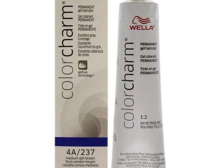 Wella Color Charm Permanent Hair Color Gel - 237 4A Medium Ash Brown by Wella for Unisex - 2 oz Hair Color Online Sale