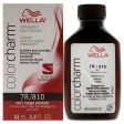 Wella Color Charm Permanent Liquid Hair Color - 810 7R Red Red Intensifier by Wella for Unisex - 1.42 oz Hair Color Supply