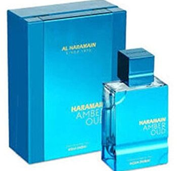 Al Haramain Amber Oud - Aqua Dubai Edition For Men 75ml 2.53oz For Sale