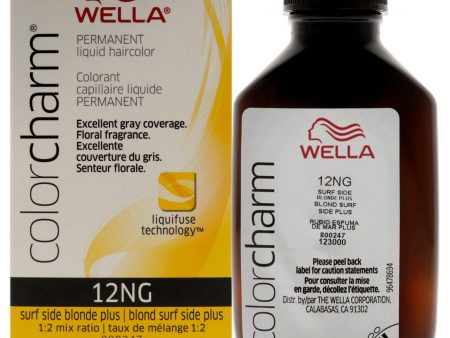 Wella Color Charm Permanent Liquid Hair Color - 12NG Surf Side Blonde Plus by Wella for Unisex - 1.42 oz Hair Color Supply