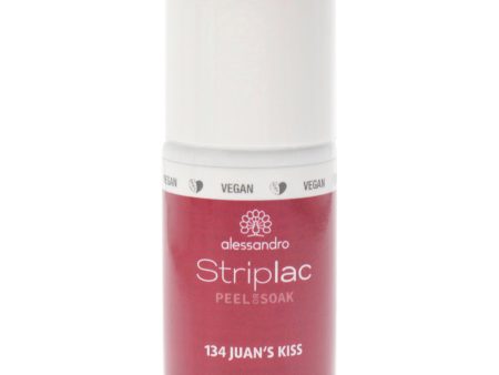 Alessandro Striplac Peel or Soak - 134 Juans Kiss by Alessandro for Women - 0.27 oz Nail Polish Online Sale