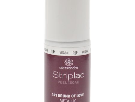 Alessandro Striplac Peel or Soak Metallic - 141 Drunk of Love by Alessandro for Women - 0.27 oz Nail Polish Sale