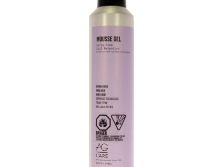 AG Hair Cosmetics Mousse Gel Extra-Firm by AG Hair Cosmetics for Unisex - 10 oz Mousse For Sale