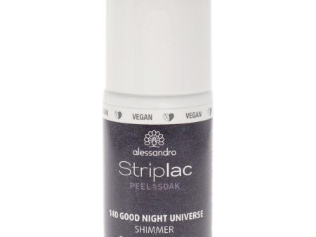 Alessandro Striplac Peel or Soak Shimmer - 140 Good Night Universe by Alessandro for Women - 0.27 oz Nail Polish For Discount