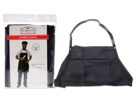 Scalpmaster Barber Water Resistant Hair Stylist - Black by Scalpmaster for Unisex - 1 Pc Apron Hot on Sale