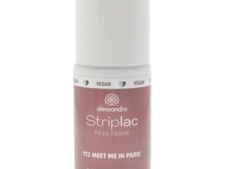 Alessandro Striplac Peel or Soak - 112 Meet Me In Paris by Alessandro for Women - 0.27 oz Nail Polish Online Sale