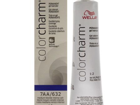 Wella Color Charm Permanent Hair Color Gel - 632 7AA Medium Ash Blonde by Wella for Unisex - 2 oz Hair Color Online Sale