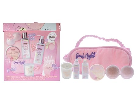 Style and Grace Bubble Boutique Set by Style and Grace for Women - 8 Pc Set 5.07oz Bubble Bath, 5.07oz Body Lotion, 3.38oz Body Buttter, 2.29oz Candle, 2 x 1.76oz Bath Fizzers, Eye Mask, Door Hanger Discount