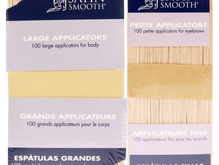 Satin Smooth Large Applicators by Satin Smooth for Women - 100 Pc Sticks For Discount