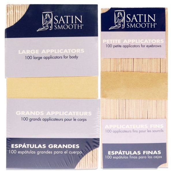 Satin Smooth Large Applicators by Satin Smooth for Women - 100 Pc Sticks For Discount