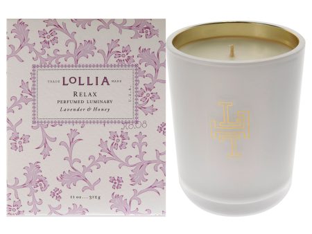 Lollia Relax Perfumed Luminary Candle by Lollia for Unisex - 11 oz Candle Sale